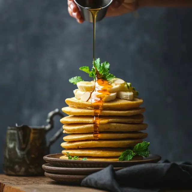Sea Salt Ricotta Pancakes