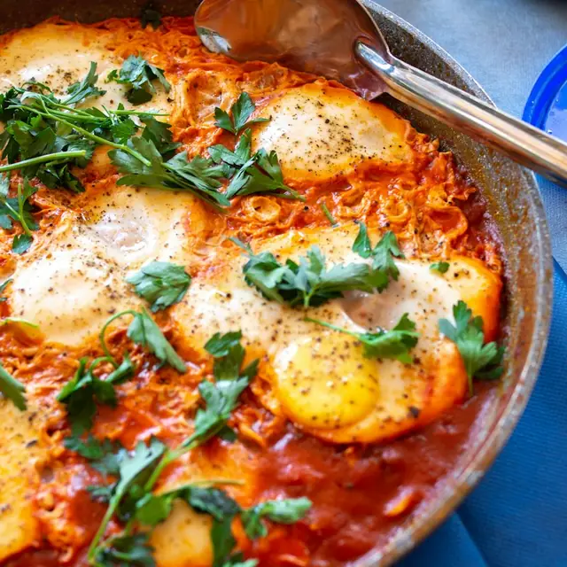 Crispy Potato Shakshuka